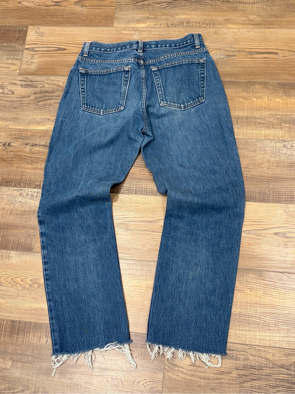 Vintage Gap Y2K bootcut 2002 button fly 6 regular frayed hem great condition - Picture 11 of 14